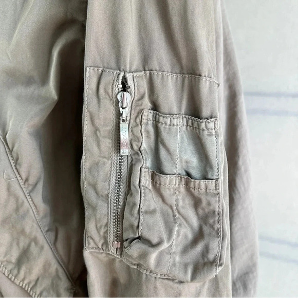 EUROPEAN CULTURE Design by David Peppicelli Zip Jacket Tan Size Large - Picture 14 of 15
